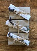 Load image into Gallery viewer, Lavender, peppermint & rosemary soap
