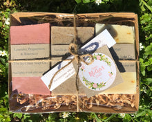 Load image into Gallery viewer, Gift box of three olive oil soaps
