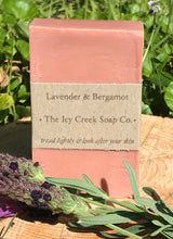 Load image into Gallery viewer, Lavender & bergamot soap