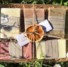 Load image into Gallery viewer, Gift box of five olive oil soaps
