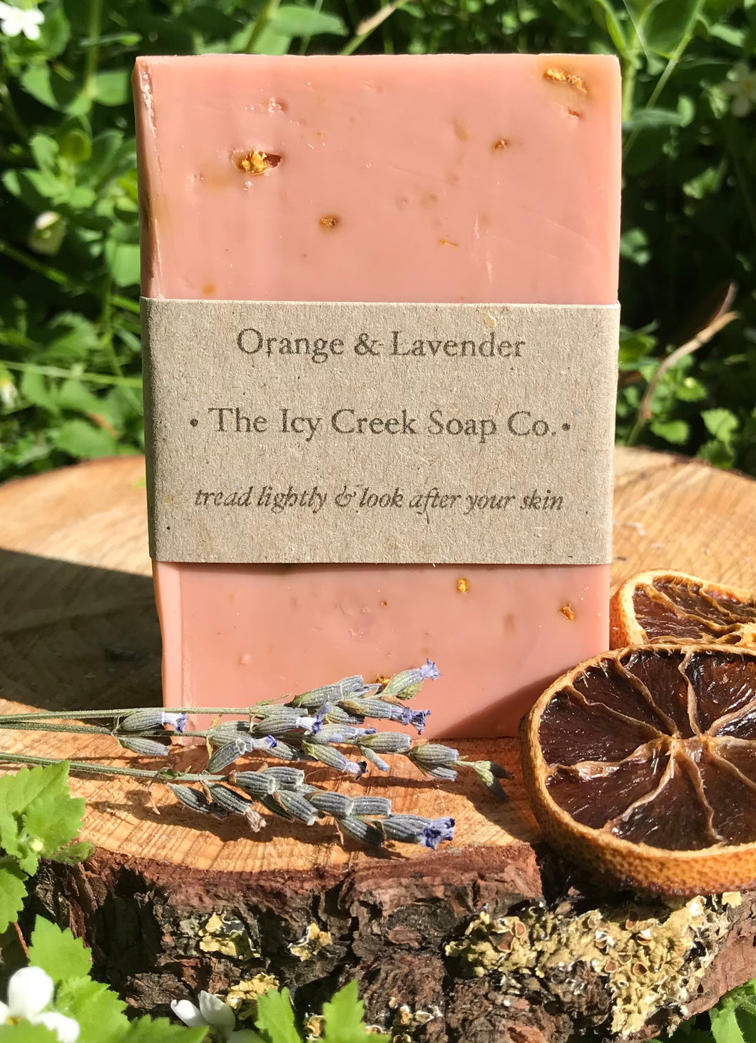 Orange & lavender soap