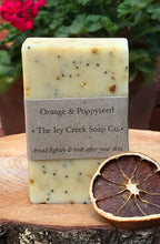 Load image into Gallery viewer, Orange &amp; poppyseed soap
