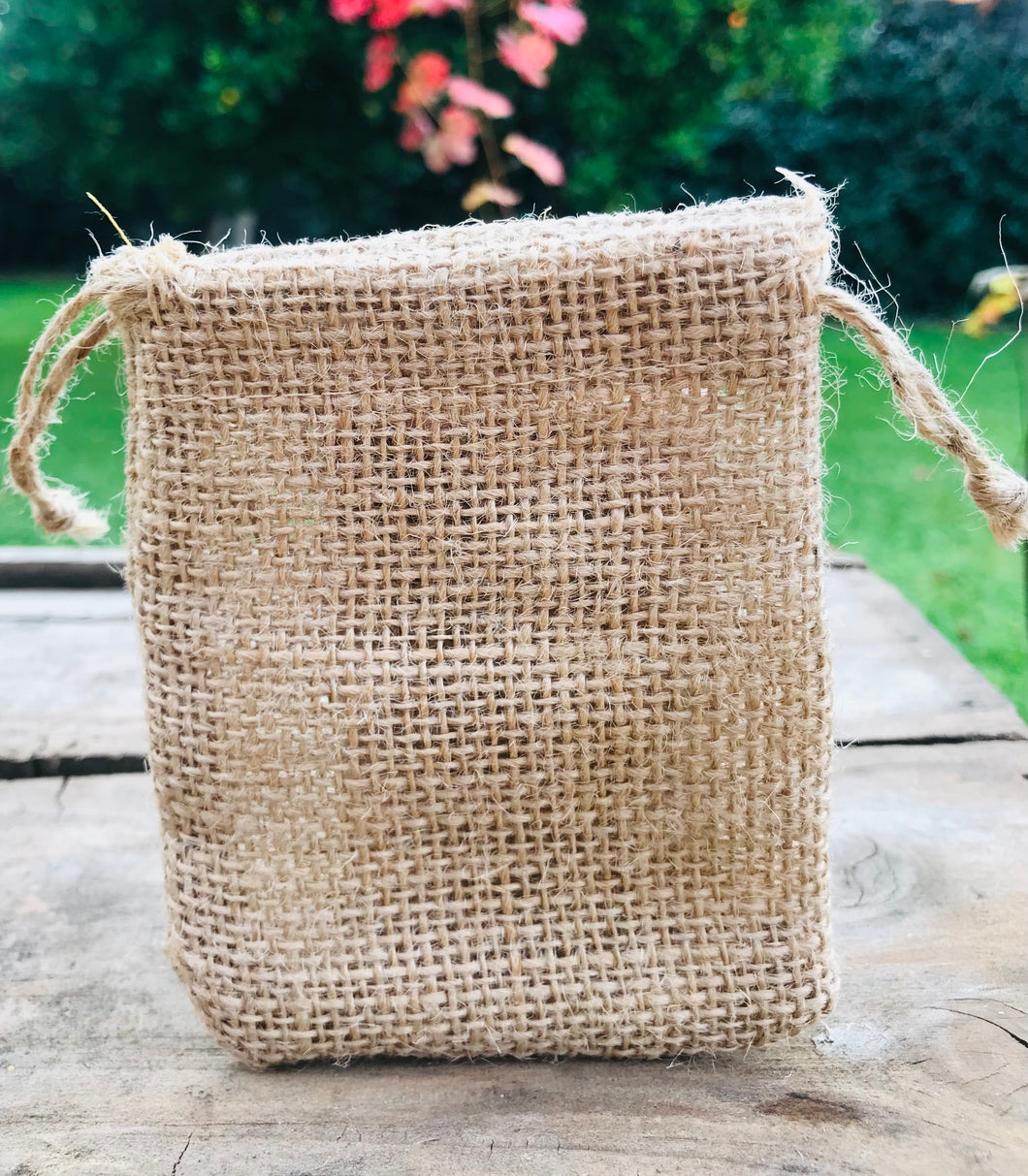 Soap pouches (naturally biodegradable jute)